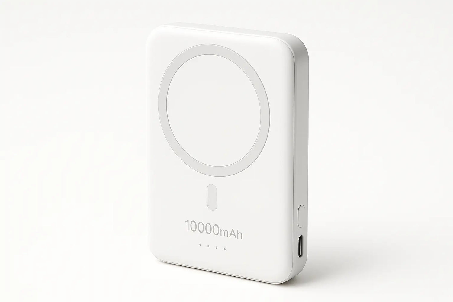 Powerful 10000 MAH MagSafe PowerBank in White color
