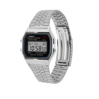 Luna Retro Digital Watch – A159W Silver Edition